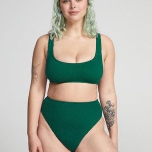 NWT YouSwim Aplomb High Waist Two-Piece in
Forest (One Size)